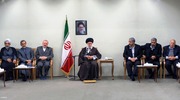 دیدار رهبران گروههای مبارز فلسطینی با رهبرانقلاب، 8 اسفند 1388